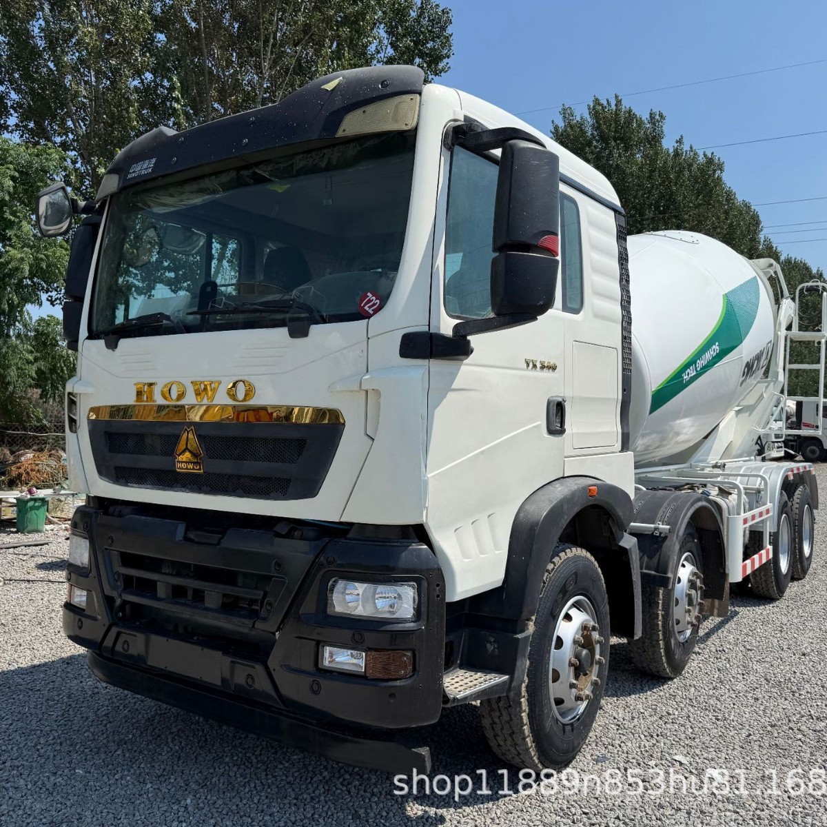 外贸出口豪沃12轮前四后八大12方搅拌车340马力8x4混泥土搅拌罐