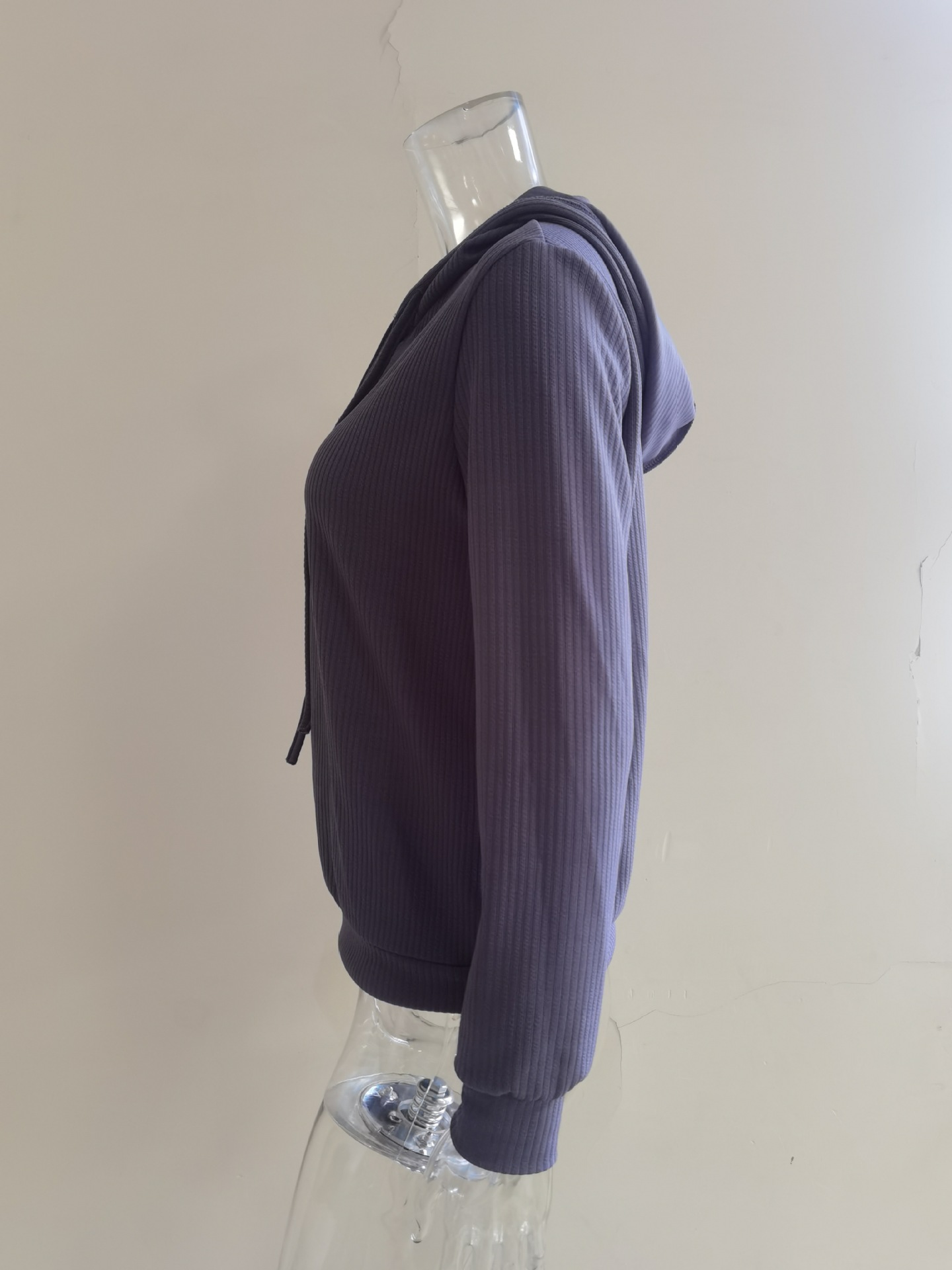 329g Weight Long Sleeve Sleeve Length Zipper Placket Type Regular Sleeve Sleeve Type Cotton Blend, Polyester Fabric Type Regular Top Length Hoodie Tops Type Daily Occasion Hooded Neckline Warm Function Loose Fit Type Solid Color Pattern Autumn Season Women's Gender Casual Style Women's Hoodie Long Sleeve Hoodies & Sweatshirts Casual Solid Color 7