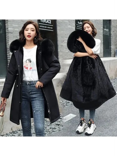 Winter Jacket  New Women Parka Clothes Long Coat Wool
