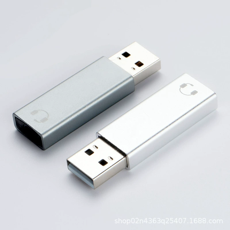 USB-гарнитура микрофон два-в-одном аудиоконвертер с одним отверстием из алюминиевого сплава без привода внешняя звуковая карта компьютера