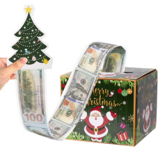 国境を越えた祝日のテーマクリスマス装飾お金箱クリスマス雰囲気配置道具クリスマスお金箱