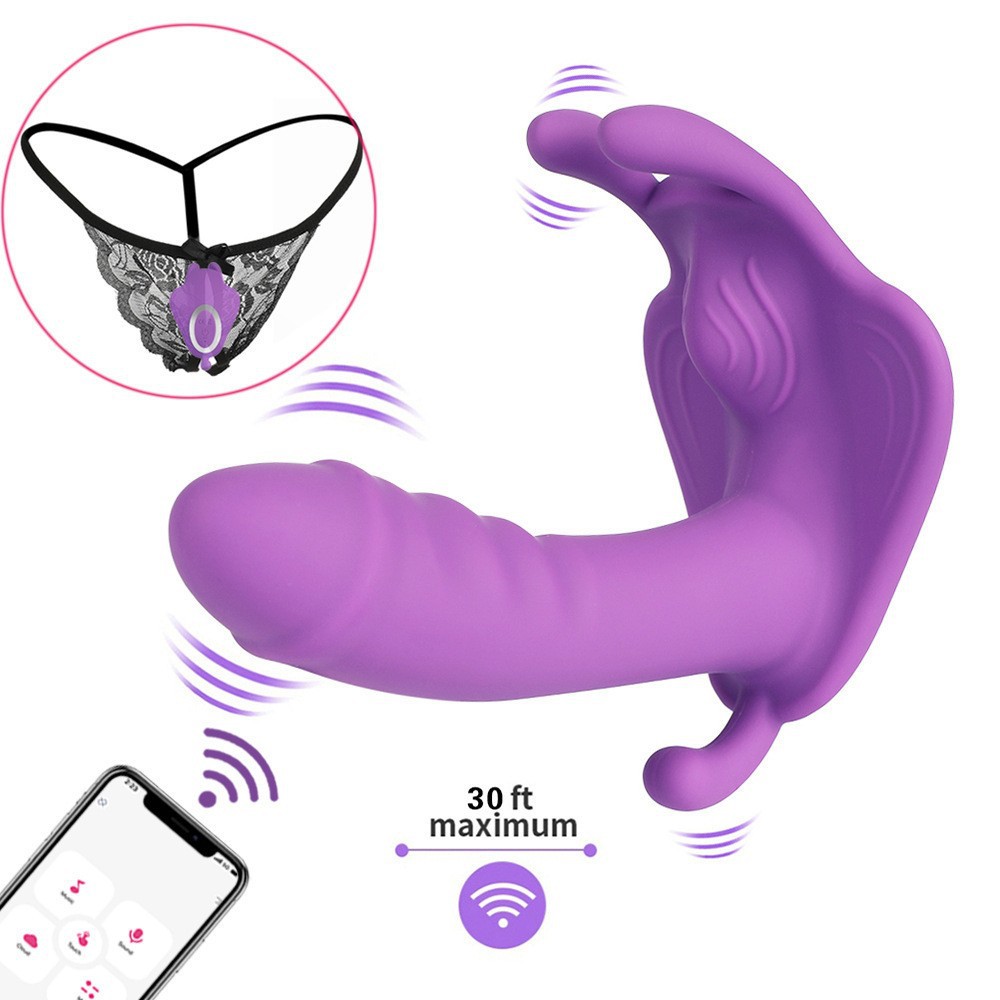Butterfly Vibrator Remote Control Women Wearable Sex Toy_voghion.com