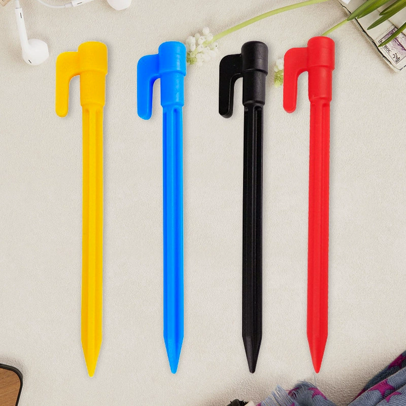 Пластиковые гвозди оранжерея сетка пятно открытый кемпинг палатка пляжный коврик ветрозащитный желтый пластиковый напон