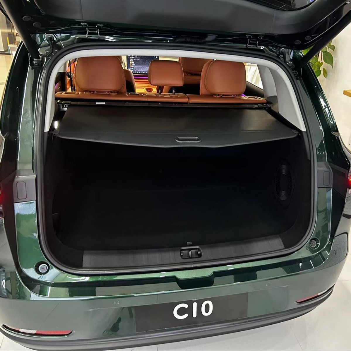 Aplicable a 19 - 26 cero correr C11 cortina del maletero para aumentar el alcance de la electricidad pura C10 interior cortina de la partición de la modificación