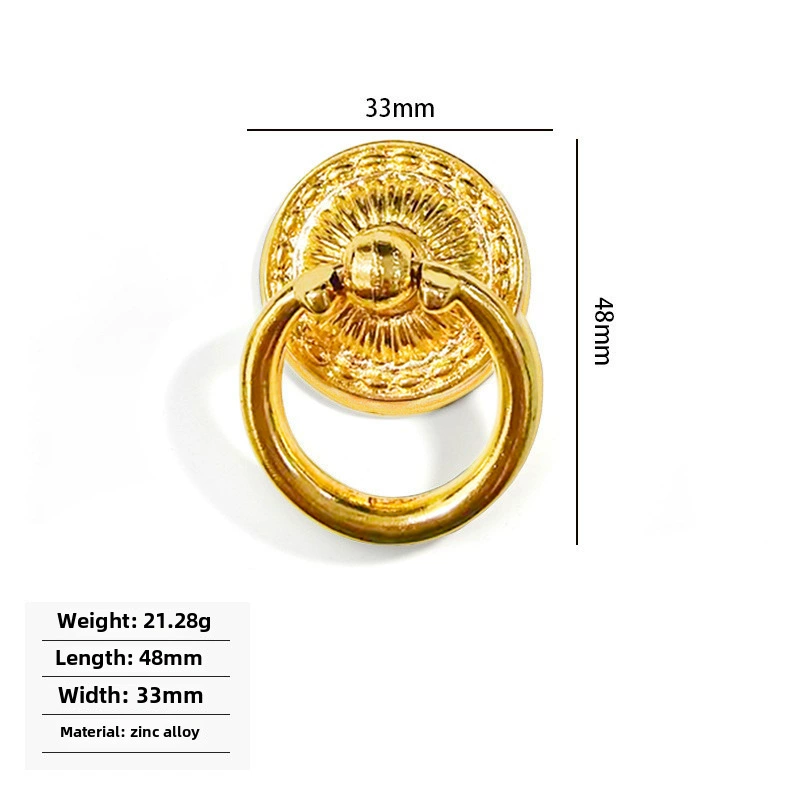 Antique retro bronze ring, furniture, European style