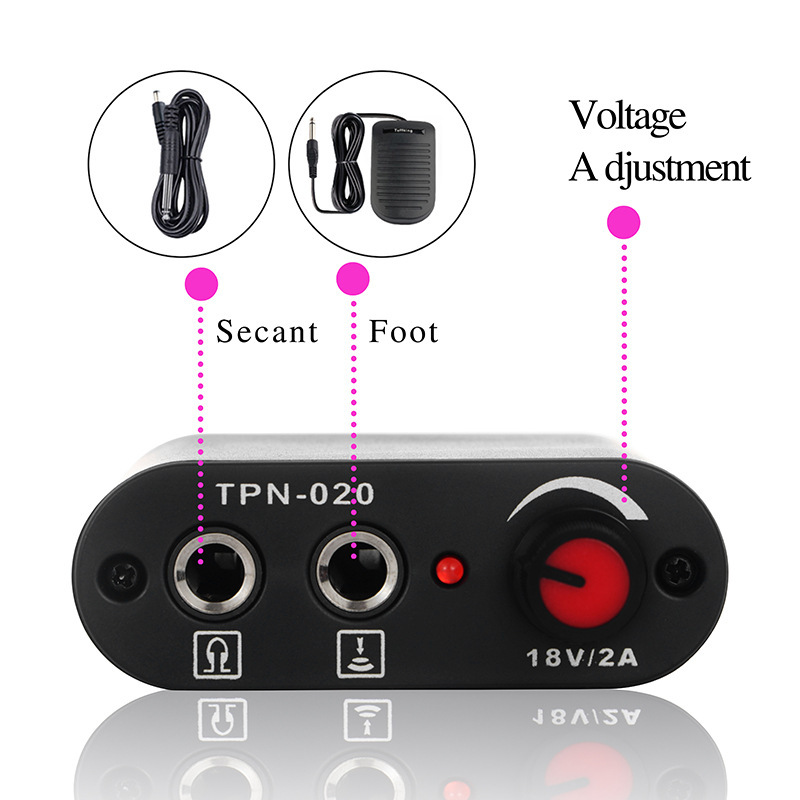 Transfronterizo caliente mini tatuaje energía máquina de tatuaje regulador de voltaje adaptador de la máquina de tatuaje corriente constante equipo de tatuaje estable