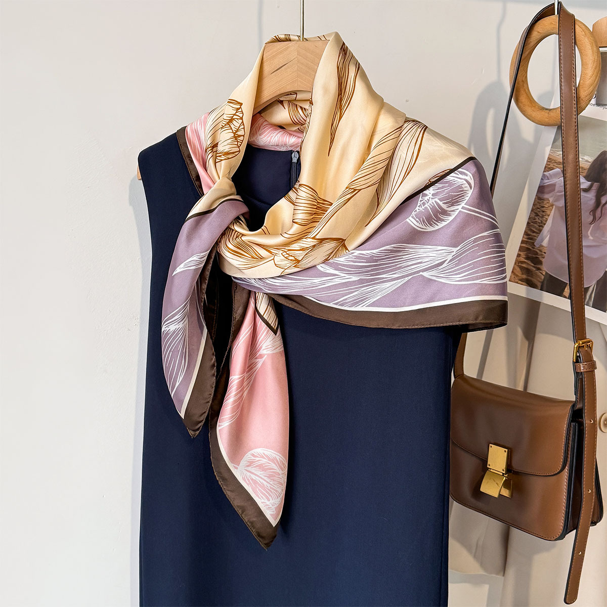 Nuova collezione autunno/inverno 2026: sciarpa in cashmere da donna, sensazione di alta qualità, mantello leggero di lusso con lettera H invernale, scaldacollo spesso e caldo_voghion.com