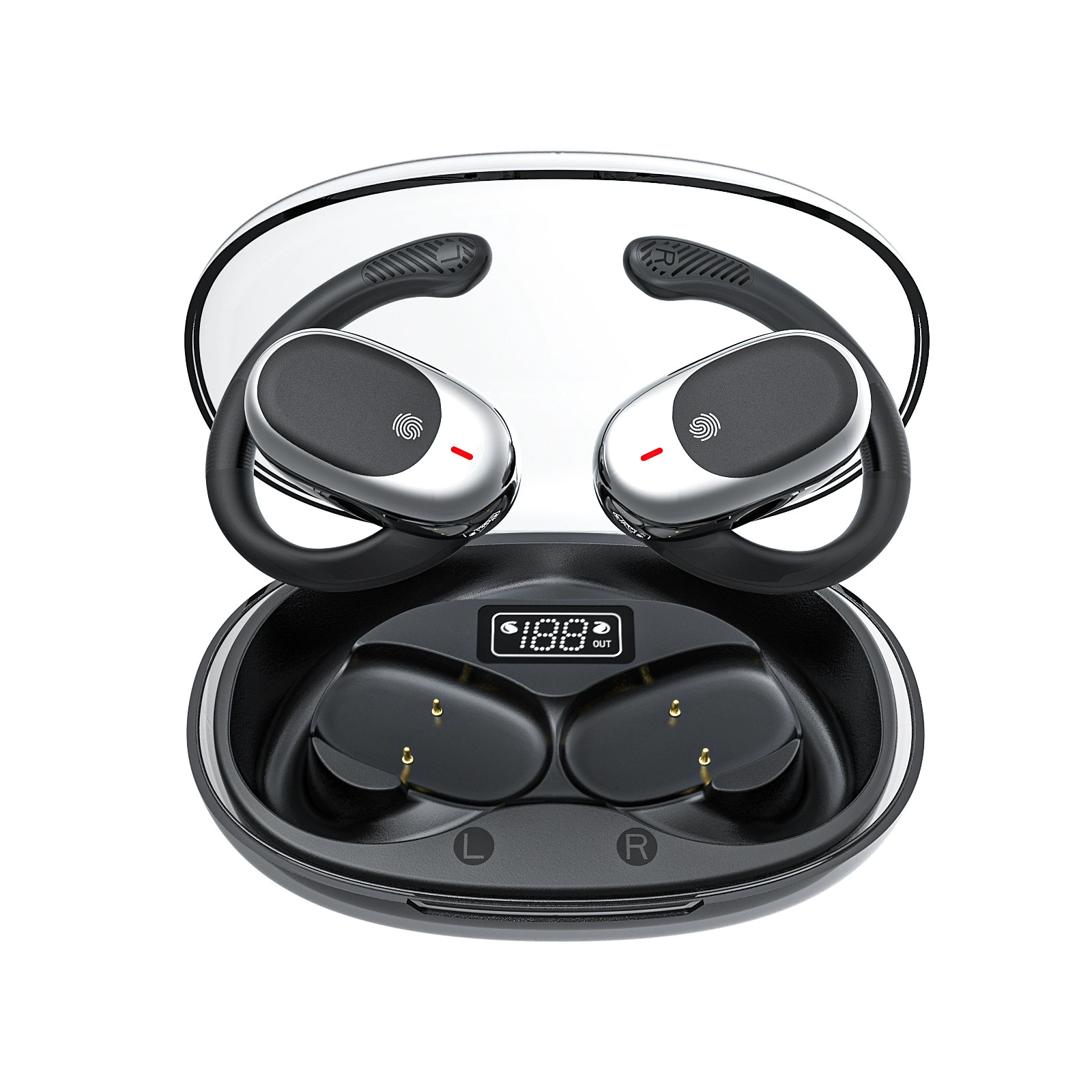 Jm11 прозрачный номер раскрывающий Bluetooth гарнитура двойные уши не в ухе воздушная проводимость OWS источник кросс -граница е -коммерция вибрато