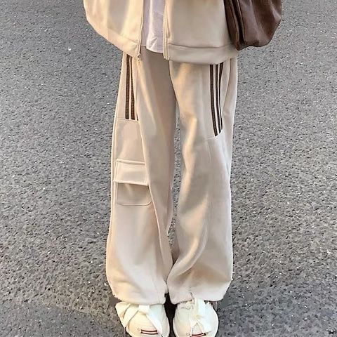 休闲运动套装女秋冬季学生韩版宽松显瘦卫衣跑步时尚外套两件套潮|undefined