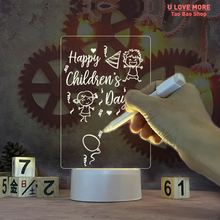 Note Board Creative Led Night Light USB Message Board Holida