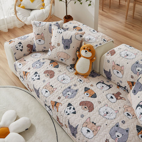 Factory Sofa Cushion Fabric Minimalist Modern Living Room All-Season Universal Genuine Leather Seat Cushion Slipcover Cover Set Dropshipping