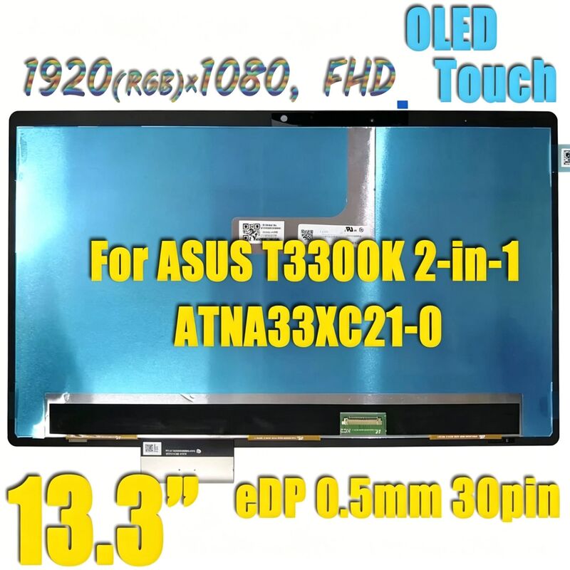 For Asus Vivobook Slate 13 T3300K T3300 Lcd Screen Display Matrix
