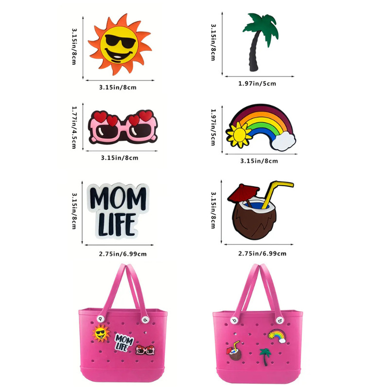 Colgante Decorativo para Bolsa Acrílico Decorativo para Bolsos de Playa image 4