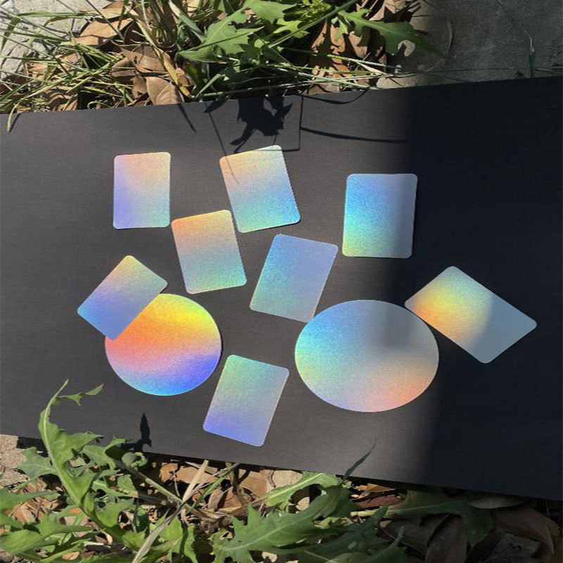 Transfronterizo A4 papel láser de color brillante unilateral papel de color brillante oro material DIY papel de patrón reflectante papel de aluminio grueso image 4
