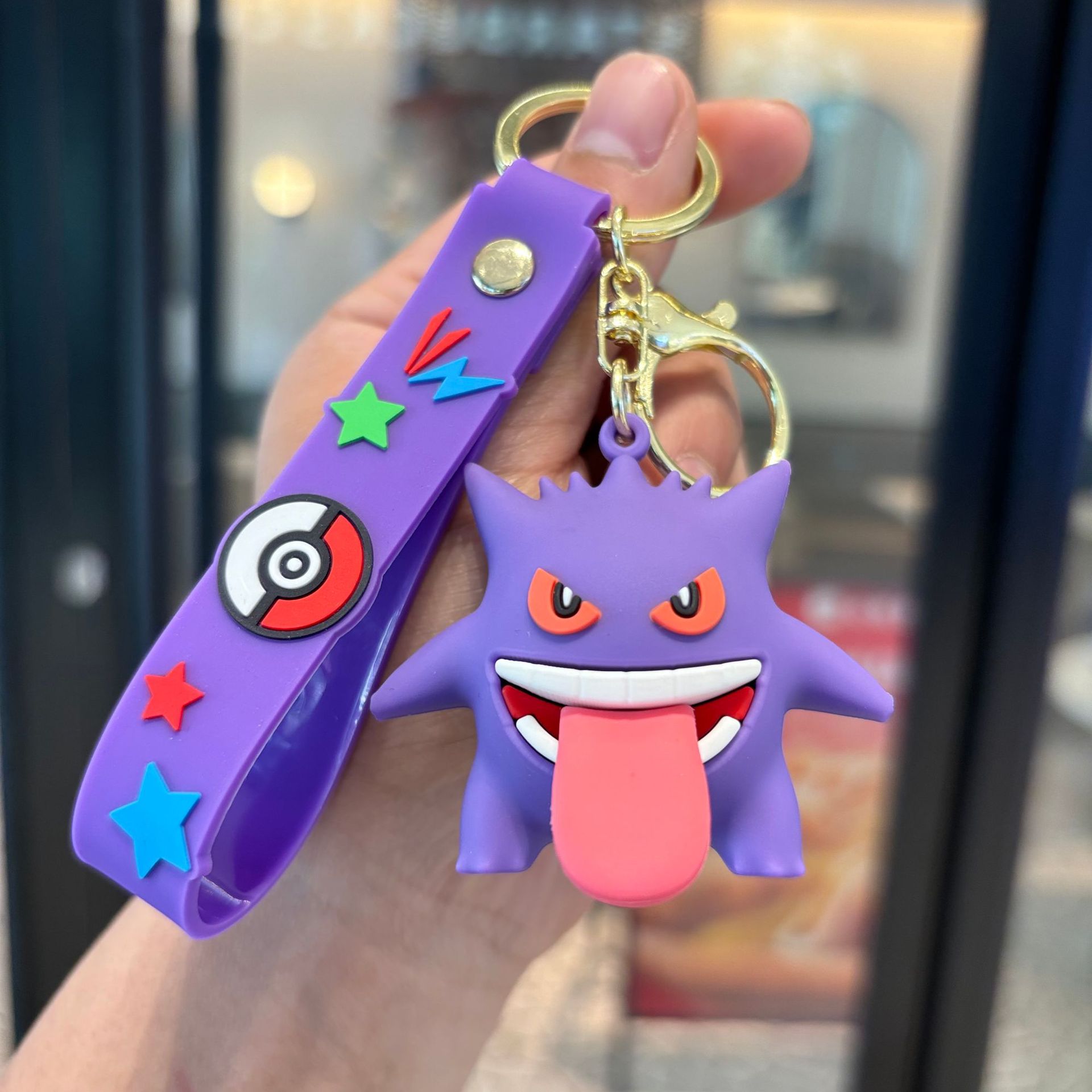 Pokémon colgante llavero de PVC muñeca bolso de coche colgante llavero Pikachu al por mayor