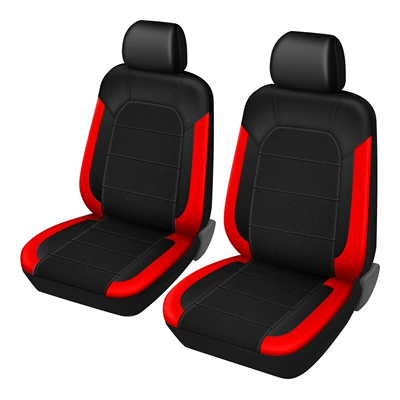 Two-Seater Cars, Popular in Cross-Border Trade, Seat cushion, seat cover - red-two-seater-universal-size