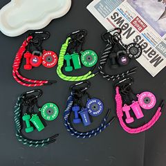 新しいフィットネスペンダントドーパミンコンビネーションバッグペンダントアクセサリーダンベル装飾バーベルピースキーホルダーペンダントアクセサリー