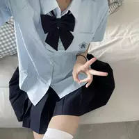 Xiaolan Zhong JK рубашка женская с короткими рукавами летняя оригинальная белая рубашка в японском стиле в консервативном стиле JK униформа костюм классная форма
