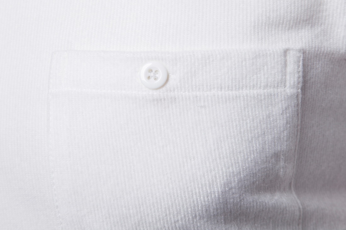 Camicia da uomo a maniche lunghe in velluto a coste casual_voghion.com