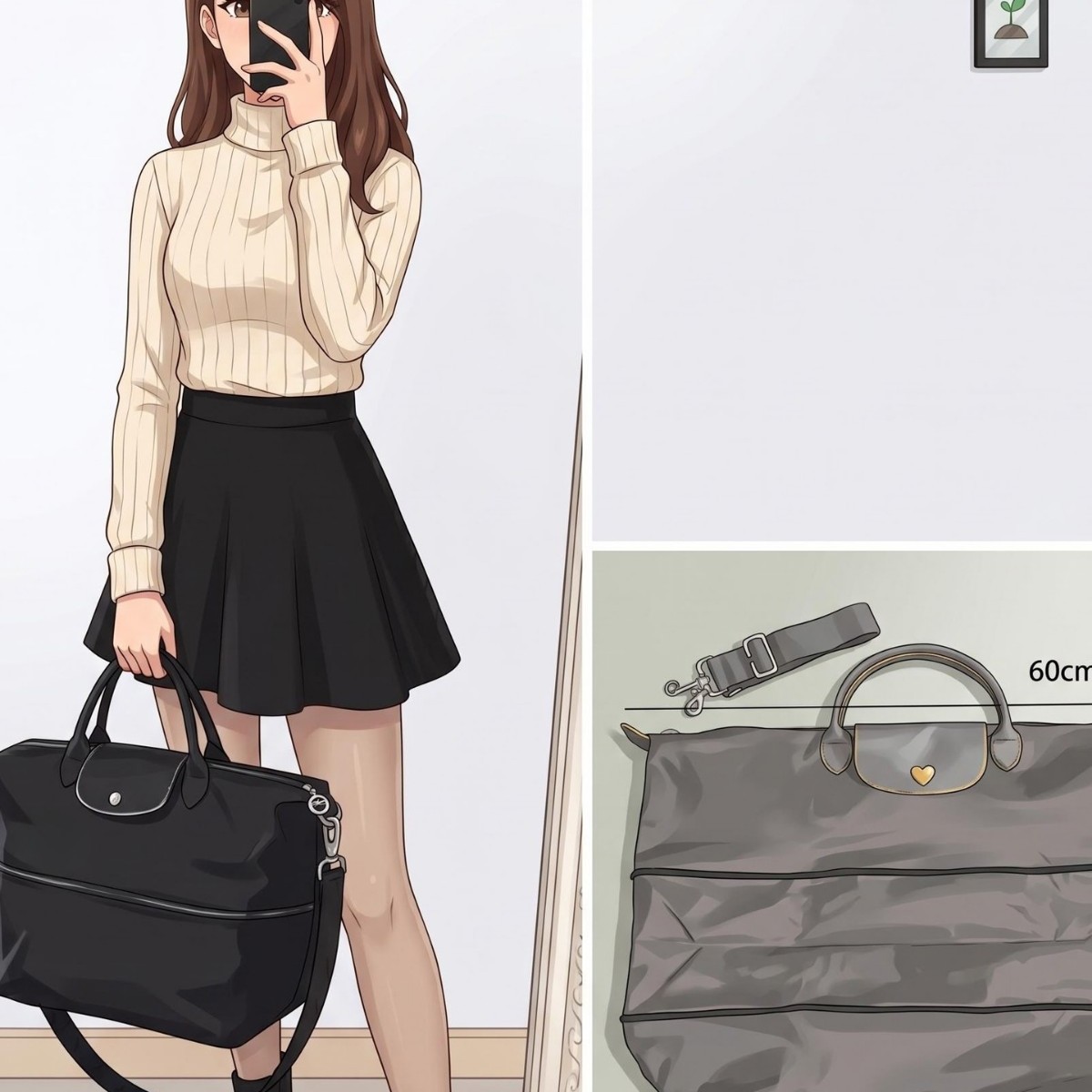 Nylon large travel bag, unisex handbag, large capacity foldable luggage bag 01911 large bag