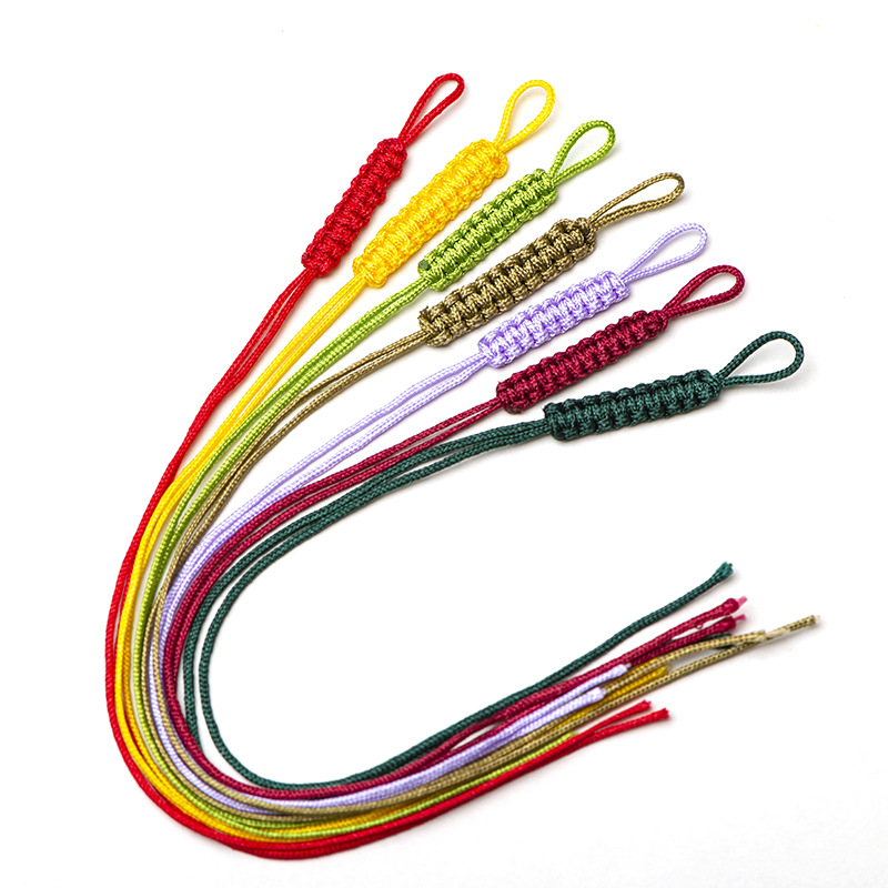 72号线平结拉圈手工编织DIY挂绳手链配饰品单线拉圈配件中国结