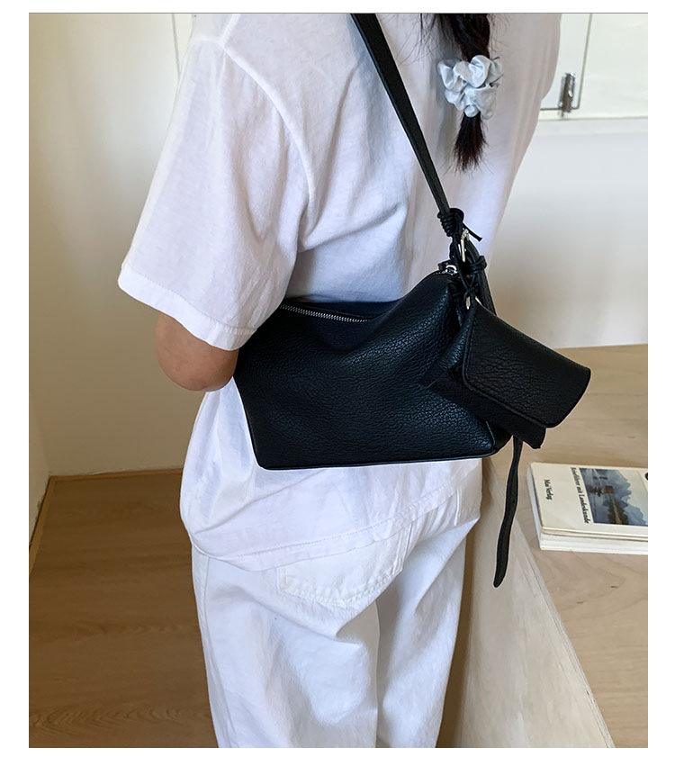 Large-capacity soft-faced single-shoulder bag for women, new style 2025, trendy and retro, stylish and fashionable, with a fashionable and high-quality crossbody bag undefined