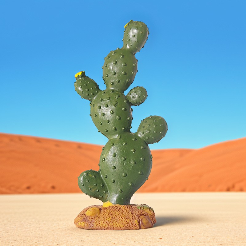 Planta de micropaisaje del desierto Baobab Decoración de cactus Árbol de simulación Modelo de resina de Gobi Explosiva de árbol