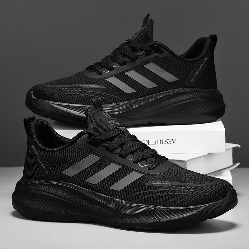 Woodpecker Spring and Summer Three-Stripe Casual Sports Shoes, Lightweight and Breathable Running Shoes for Men and Women Woodpecker Spring and Summer Three-Stripe Casual Sports Shoes, Lightweight and Breathable Running Shoes for Men and Women