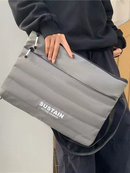 Subcrew Laptop 14inch Computer Bag High-End Niche Design Drop-Proof Shockproof Shoulder Handbag Crossbody Bag for Men and Women