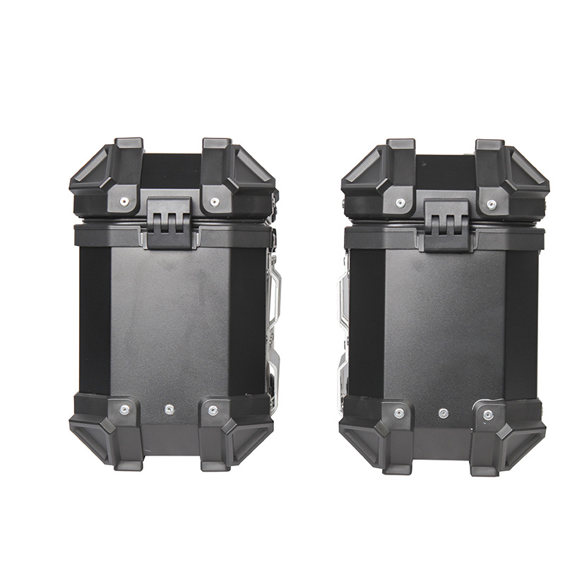 18L motocicleta PG - 1 aleación de aluminio caja lateral pequeña caída a prueba de colisiones a prueba de agua caja lateral de viaje bolsa de almacenamiento