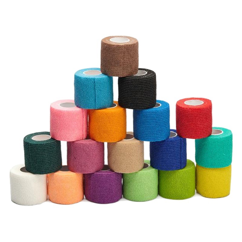 Factory Sports Elastic Bandage Non-Woven Self-Adhesive Bandage Tattoo Bandage Tape Elastic Self-Adhesive Bandage