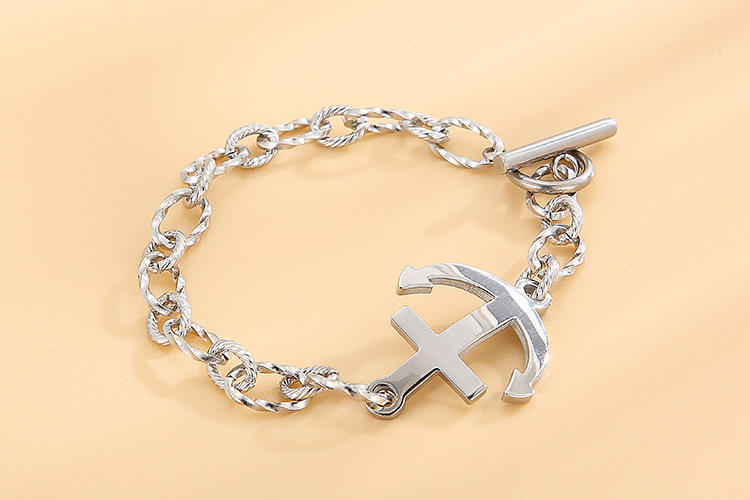 12g Weight PVD Coated Gold Plating Process 18K Gold Plated Plating Material 304 Stainless Steel Pendant Material No Inlaid Inlay Material Bracelets Classification 304 Stainless Steel Chain Material Anniversary, Business, Travel Occasion 304 Stainless Steel Material Anchor Pattern Unisex Gender Fashion Style Waterproof Non Tarnish, Plating Craft Gold, Silver Color PVD Coated 18K Gold Plated Geometric Titanium Steel Fashion Waterproof Non Tarnish Bracelets 1