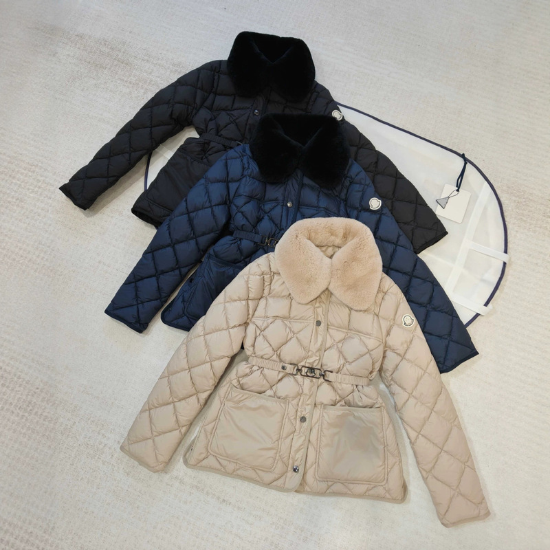 Nanyou high-end Korean-style Mengjia 26s popular autumn and winter women's down jacket with belt, waist-cinching, and fur collar Nanyou high-end Korean-style Mengjia 26s popular autumn and winter women's down jacket with belt, waist-cinching, and fur collar