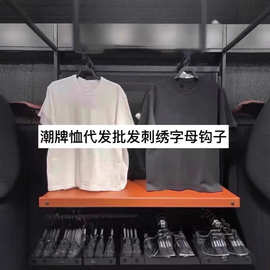 新品T恤新款男女打底夏季刺绣宽松半袖圆领同款潮牌情侣短袖