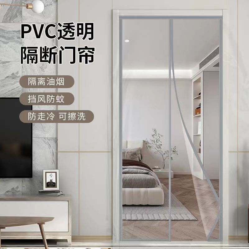 X5L Winter Door Curtain to Keep Warm and Block Wind for Home Use Transparent Winter Self-Priming Air Conditioner Warm Curtain to Block Wind and Prevent Air Conditioning