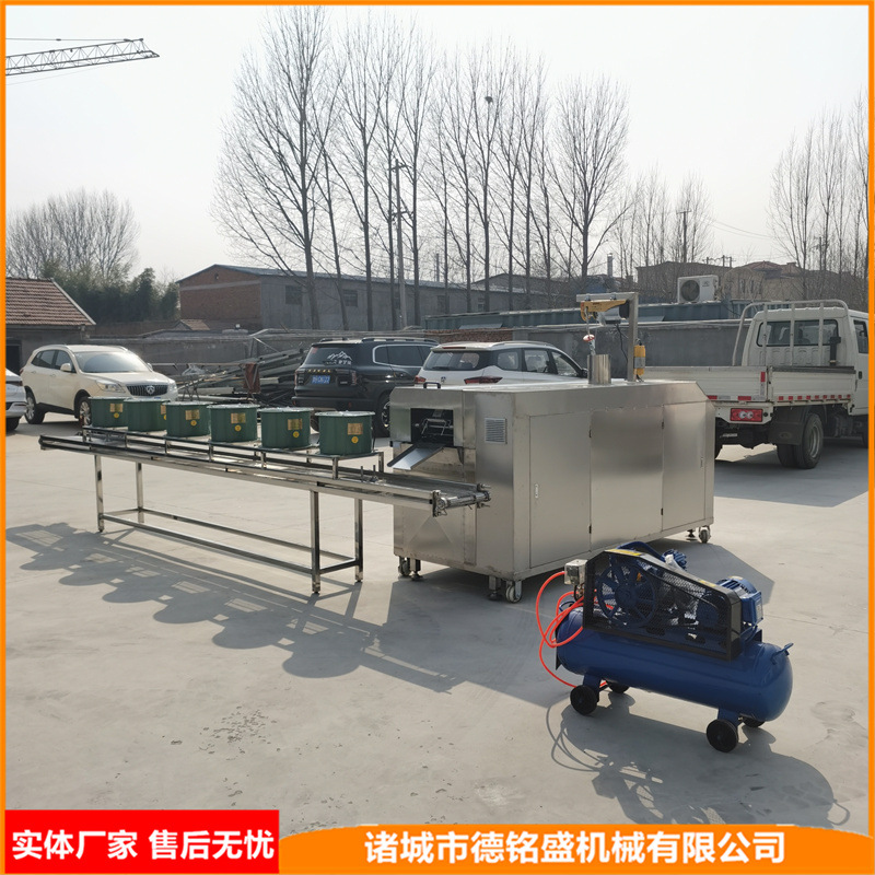 气泵压力大的金丝馓子油炸机 炸蝶形小馓子机器 小茶馓油炸线