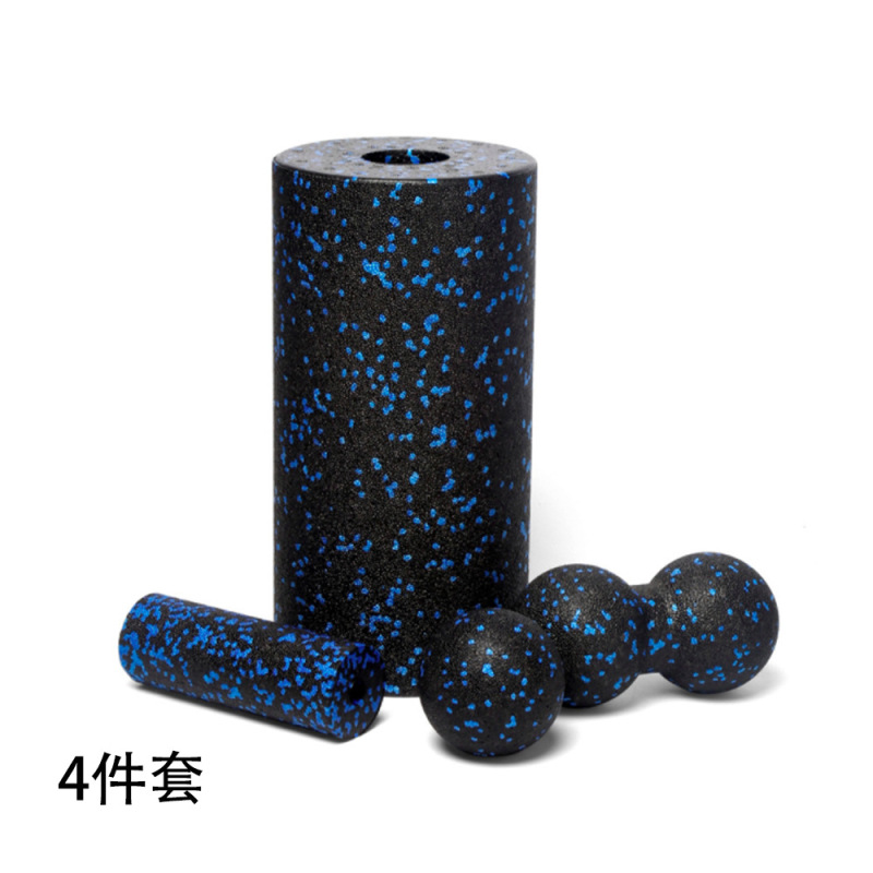 中空ヨガ柱ピーナッツボール3点セットeppフォーム軸ヨガ柱コンビネーションセットローラーフィットネスヨガ柱|undefined