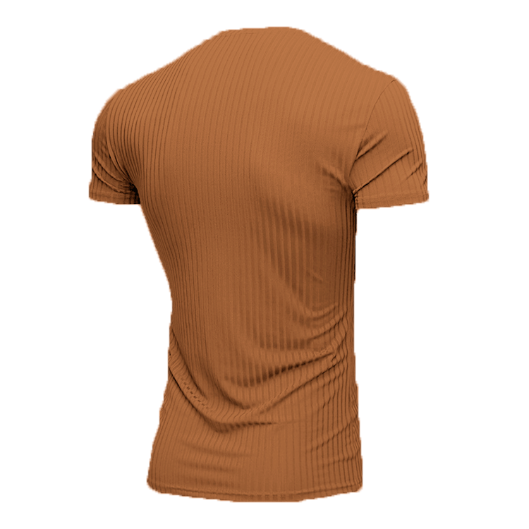 Männer Einfarbig Einfacher Stil V-Ausschnitt Kurzarm Schlank Männer T-Shirt display picture 21