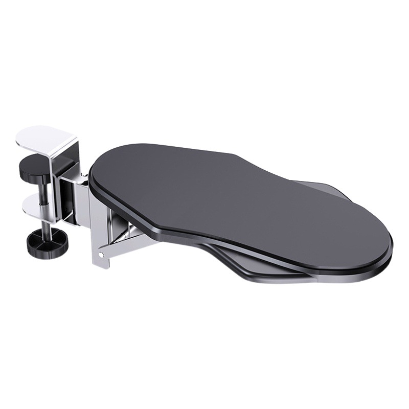 Soporte de escritorio plegable sin perforaciones, almohadilla suave para reposamanos, soporte para el codo, multifuncional, para el hogar, la oficina y el ordenador.