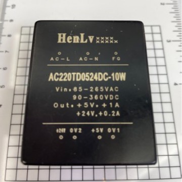 AC220TD0524DC-10W恒率AC-DC电源模块220V转5V 24V双路输出10W