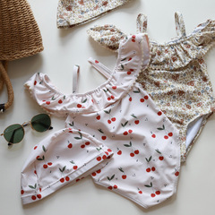 Summer Girls' One-Piece Swimsuits for Toddlers—Quick-Dry, Euro-American Style, Instagram-Worthy, Cute Swimwear for Cross-Border Kids