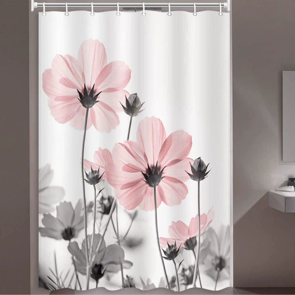 Fuchsia curtain, elegant design set