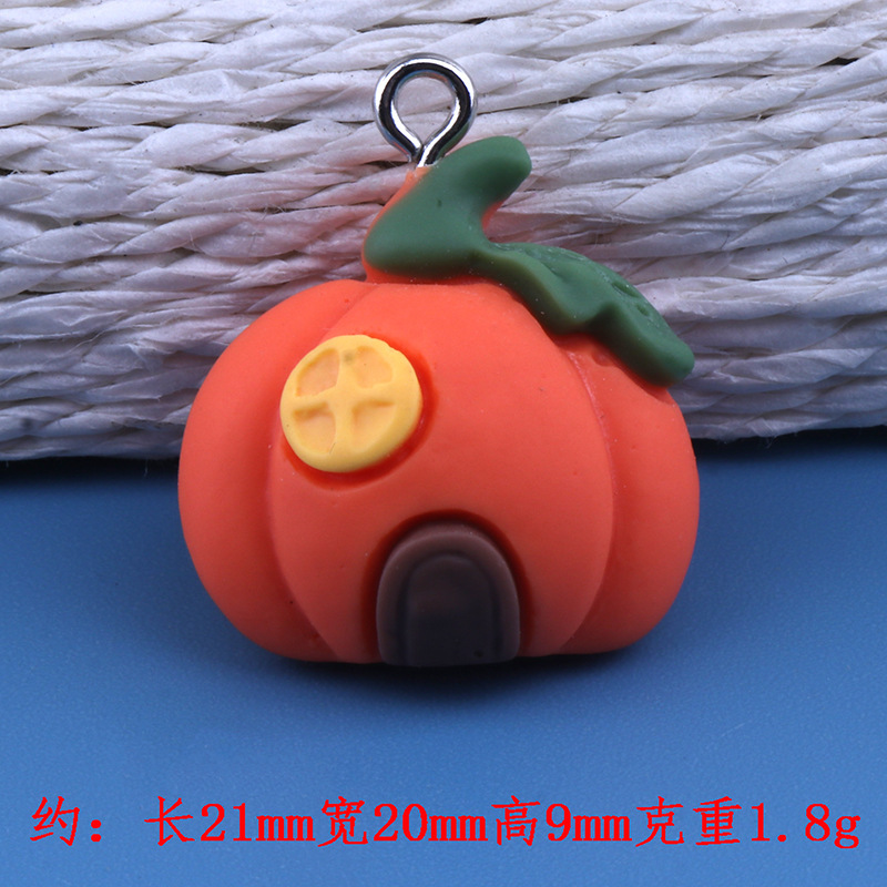 国境を越えた人気のハロウィン樹脂アクセサリーイースター DIY ジュエリーペンダントキーホルダー冷蔵庫マグネット装飾材料|undefined
