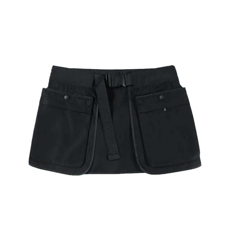 Amazon transfronterizo lienzo delantal medio-longitud cintura corta cintura bolsa todo partido jardinería ropa de trabajo herramientas delantal al por mayor