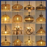 麻绳复古吊灯工业风铁艺餐厅酒吧服装烧烤店复古装饰店铺商用灯具