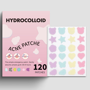Colorful Cartoon Acne Patch, Gentle and Non-Irritating, Diluting Acne, Closes Mouth, Improving Acne-Prone Skin, Acne Patch