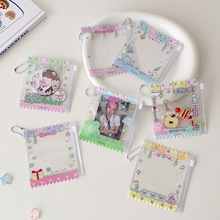 ins原创卡通糖果袋二次元徽章收纳袋背包展示挂件PVC追星小卡卡套
