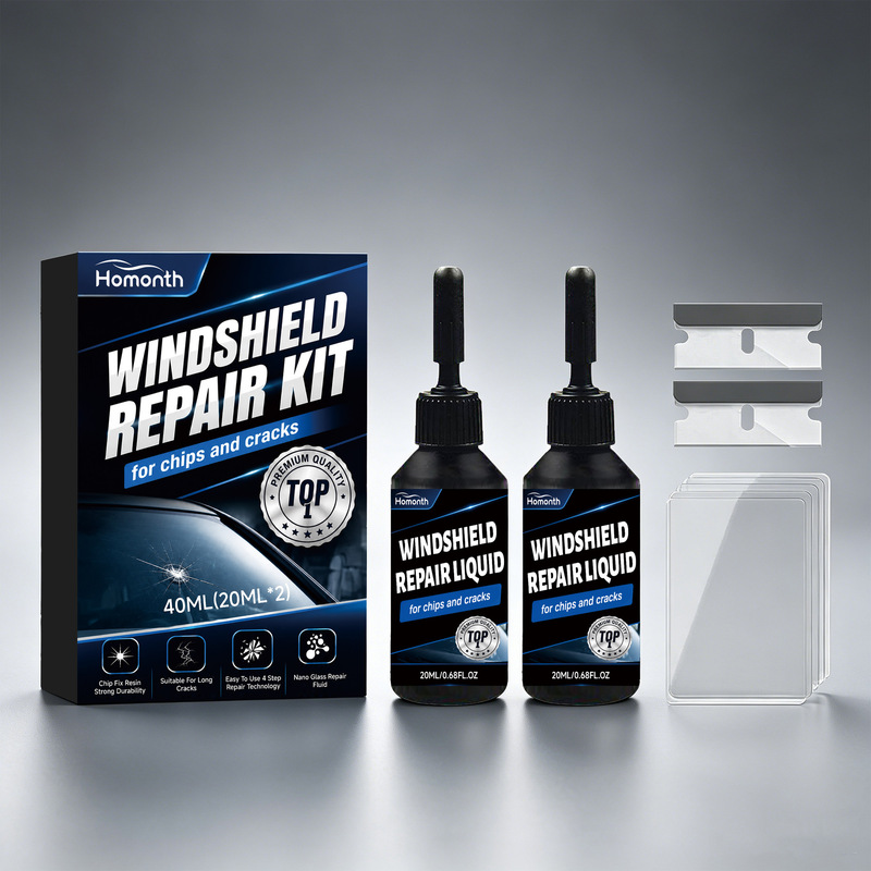 Homonth Windshield Care Kit Daily Car Windshield Repair Clear Vision Care Solution Homonth Windshield Care Kit Daily Car Windshield Repair Clear Vision Care Solution