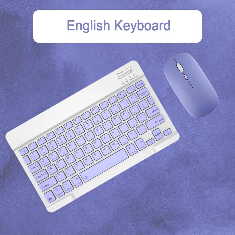 iPad、携帯電話、タブレット、ノートブックに適したグラデーション Bluetooth キーボード、サイレント充電式マジック キーボードとマウスのセット|undefined