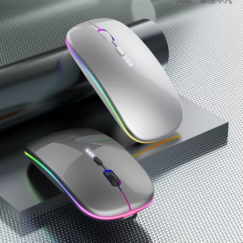 静音蓝牙双模无线充电鼠标源头工厂笔记本台式办公通用鼠标